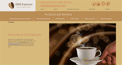 Desktop Screenshot of gmsespresso.com